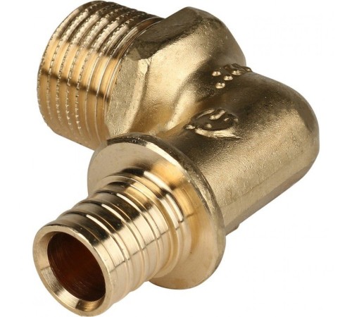 Угольник-переходник с наружной резьбой 16xR 1/2" для труб из сшитого полиэтилена Stout