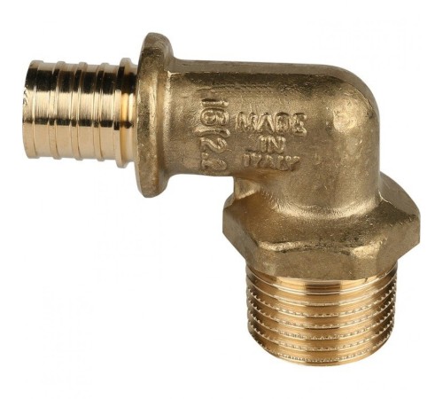 Угольник-переходник с наружной резьбой 16xR 1/2" для труб из сшитого полиэтилена Stout