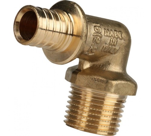 Угольник-переходник с наружной резьбой 16xR 1/2" для труб из сшитого полиэтилена Stout