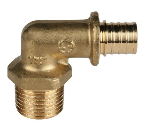 Угольник-переходник с наружной резьбой 16xR 1/2" для труб из сшитого полиэтилена Stout