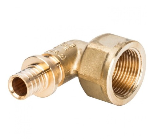 Угольник-переходник с внутренней резьбой 16xG 3/4" для труб из сшитого полиэтилена Stout