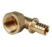 Угольник-переходник с внутренней резьбой 25xG 1" для труб из сшитого полиэтилена Stout