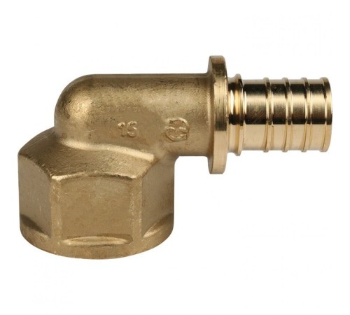 Угольник-переходник с внутренней резьбой 25xG 1" для труб из сшитого полиэтилена Stout