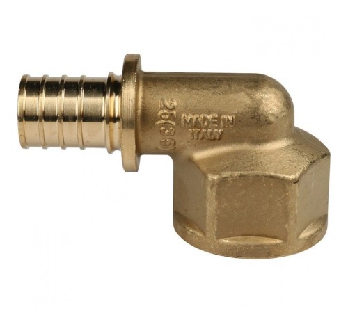 Угольник-переходник с внутренней резьбой 25xG 1" для труб из сшитого полиэтилена Stout