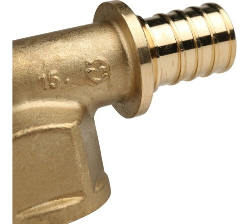 Угольник-переходник с внутренней резьбой 25xG 1" для труб из сшитого полиэтилена Stout