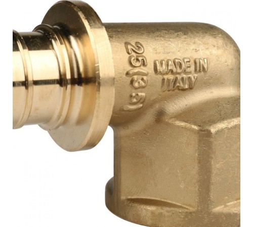 Угольник-переходник с внутренней резьбой 25xG 1" для труб из сшитого полиэтилена Stout