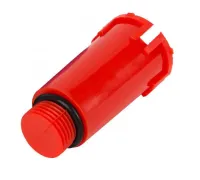 Заглушка монтажная красная 1/2" НР