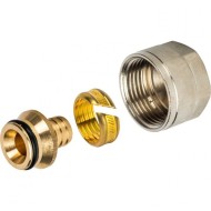 Фитинг компрессионный для труб PE-X 16х2,2х3/4" Stout