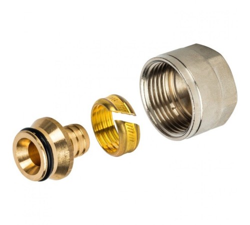 Фитинг компрессионный для труб PE-X 16х2,2х3/4" Stout Фитинг компрессионный для труб PE-X 16х2,2х3/4" Stout