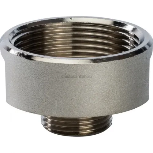 Переxодник ВН 1 1/2"x3/4", никелированный Stout