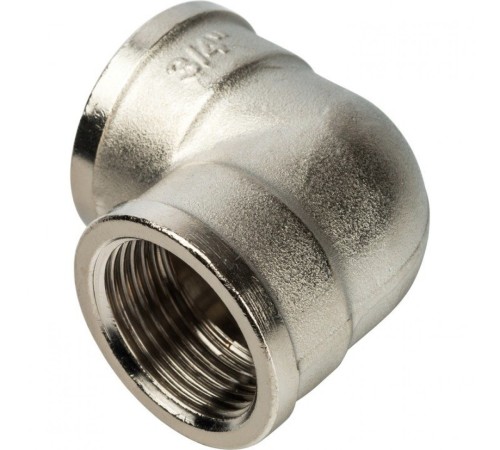 Угольник ВВ 3/4" никелированный Stout