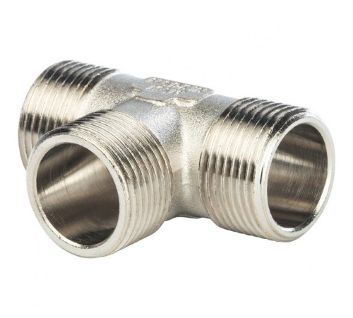 Тройник НН 1"x1"x1", никелированный Stout