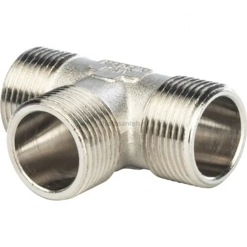 Тройник НН 1"x1"x1", никелированный Stout