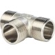 Тройник НН 1"x1"x1", никелированный Stout