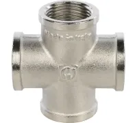 Крестовина ВВ 3/4" никелированная Stout
