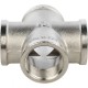 Крестовина ВВ 3/4" никелированная Stout