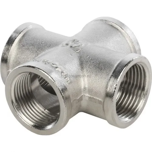 Крестовина ВВ 3/4" никелированная Stout