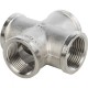 Крестовина ВВ 3/4" никелированная Stout