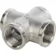 Крестовина ВВ 3/4" никелированная Stout