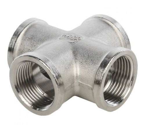 Крестовина ВВ 3/4" никелированная Stout Крестовина ВВ 3/4" никелированная Stout