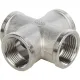 Крестовина ВВ 3/4" никелированная Stout