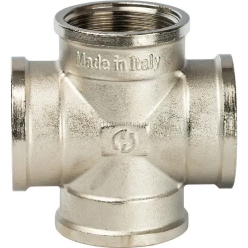 Крестовина ВВ 1 1/2", никелированная Stout