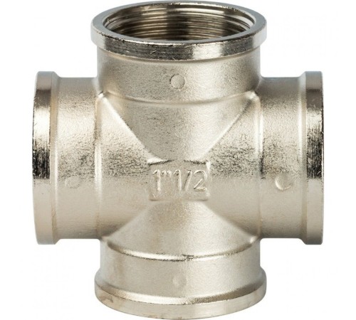 Крестовина ВВ 1 1/2", никелированная Stout Крестовина ВВ 1 1/2", никелированная Stout