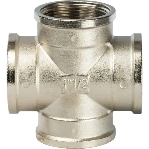 Крестовина ВВ 1 1/2", никелированная Stout