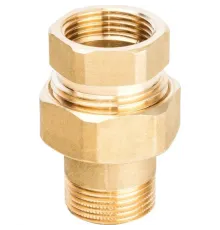 Разъемное соединение 3/4" американка ВН, уплотнение под гайкой по плоскости Stout