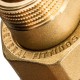 Разъемное соединение 3/4" американка ВН, уплотнение под гайкой по плоскости Stout