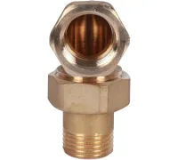 Разъемное угловое соединение, американка ВН 1/2" уплотнение под гайкой o-ring кольцо Stout