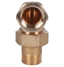 Разъемное угловое соединение, американка ВН 1/2" уплотнение под гайкой o-ring кольцо Stout
