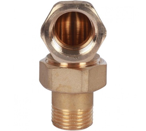 Разъемное угловое соединение, американка ВН 1/2" уплотнение под гайкой o-ring кольцо Stout