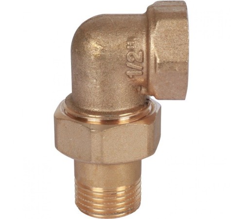 Разъемное угловое соединение, американка ВН 1/2" уплотнение под гайкой o-ring кольцо Stout