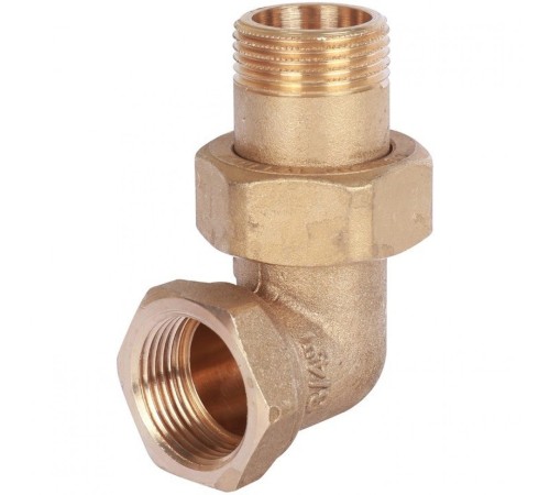 Разъемное угловое соединение "американка" ВН 3/4", уплотнение под гайкой o-ring кольцо Stout