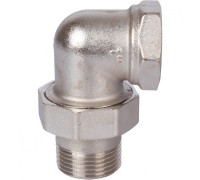 Разъемное угловое соединение "американка" ВН 1", никелированное Stout