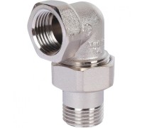 Разъемное угловое соединение "американка" ВН 1/2", никелированное Stout