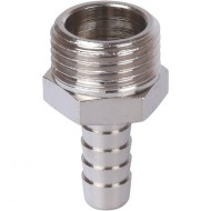 Штуцер НР 1/2"x10, никелированный Stout