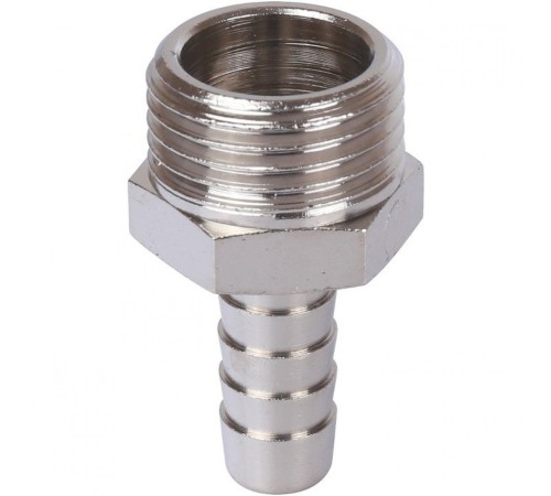 Штуцер НР 1/2"x10, никелированный Stout