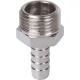 Штуцер НР 1/2"x10, никелированный Stout