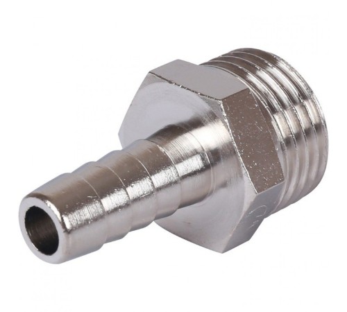 Штуцер НР 1/2"x10, никелированный Stout