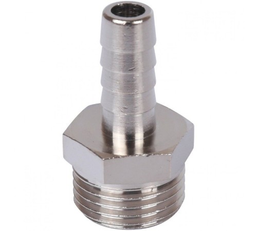 Штуцер НР 1/2"x10, никелированный Stout