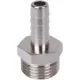 Штуцер НР 1/2"x10, никелированный Stout
