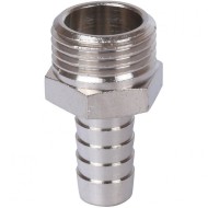 Штуцер НР 1/2"x12, никелированный Stout