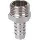 Штуцер НР 1/2"x12, никелированный Stout
