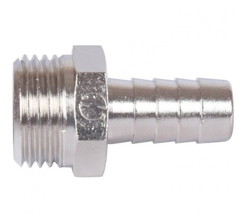 Штуцер НР 1/2"x12, никелированный Stout