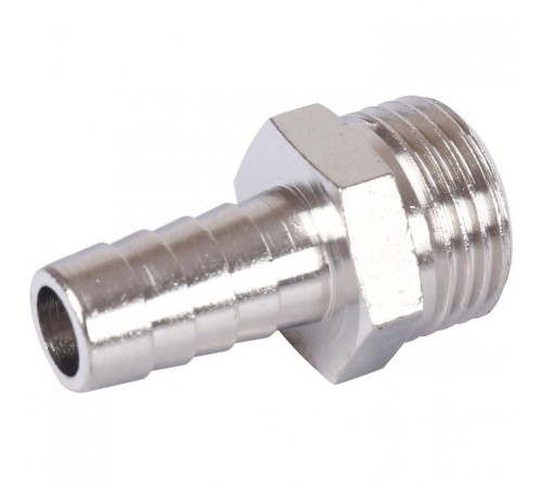 Штуцер НР 1/2"x12, никелированный Stout