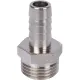 Штуцер НР 1/2"x12, никелированный Stout