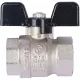 Кран шаровой стандартнопроходной ВР/ВР 3/4", ручка бабочка Stout