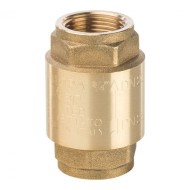 Клапан обратный пружинный муфтовый 3/4" с металлическим седлом Stout